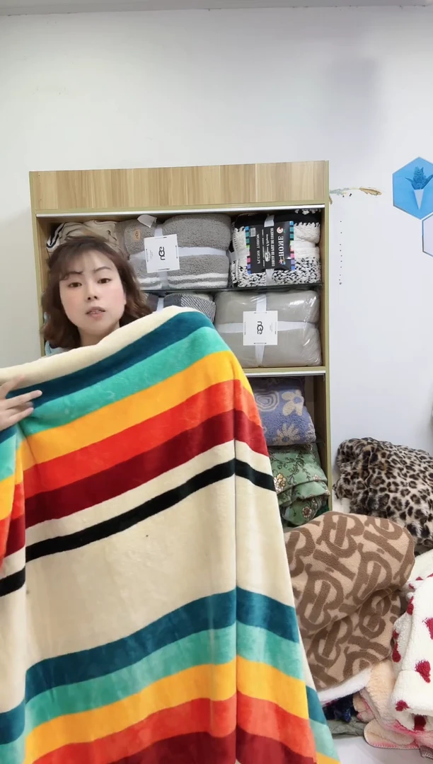 聚酯纤维1.8*2 大彩虹床单