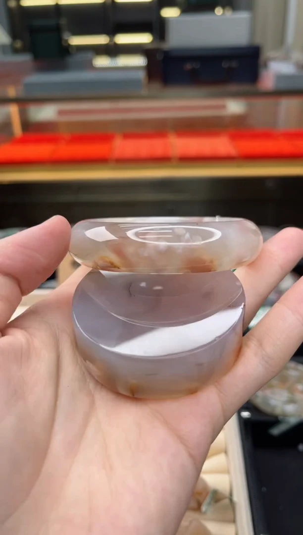 石英质玉手镯未镶嵌60圈口（赠送镯心）3650440