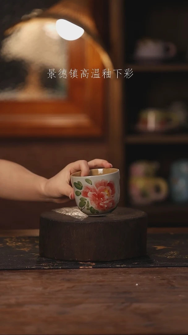 陶瓷景德镇高温釉下手绘陶瓷482