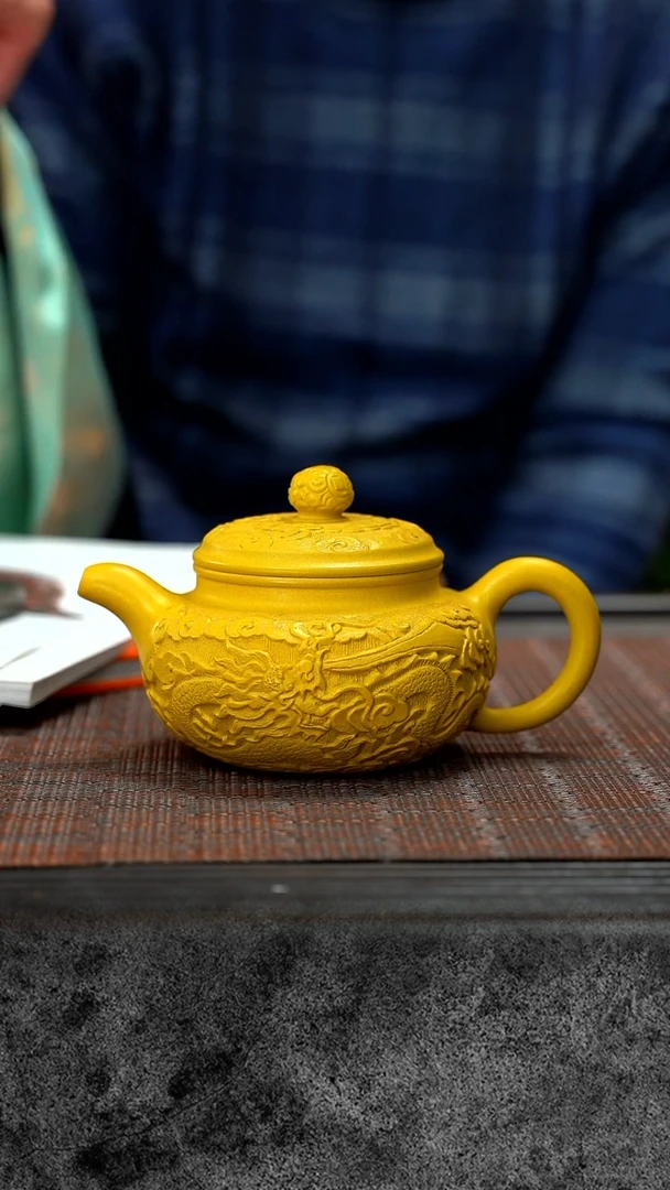 【闪购商品】紫砂茶壶仿古 琉璃黄金段PHJ