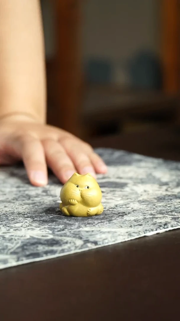 茶杯紫砂39号宜兴紫砂原矿作品