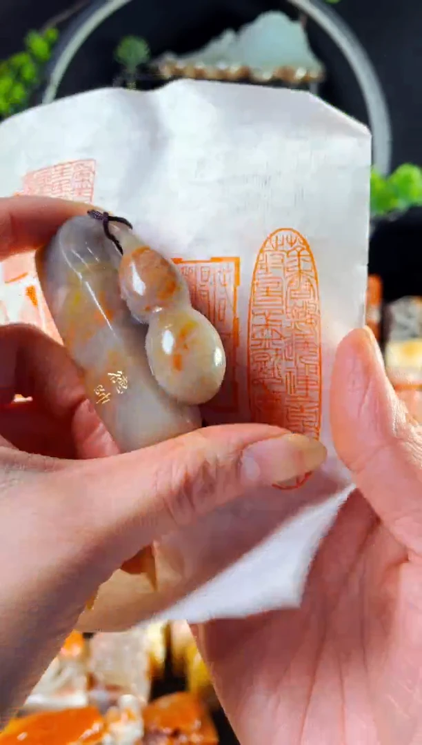 老挝石印石手工篆刻《精品闲章》