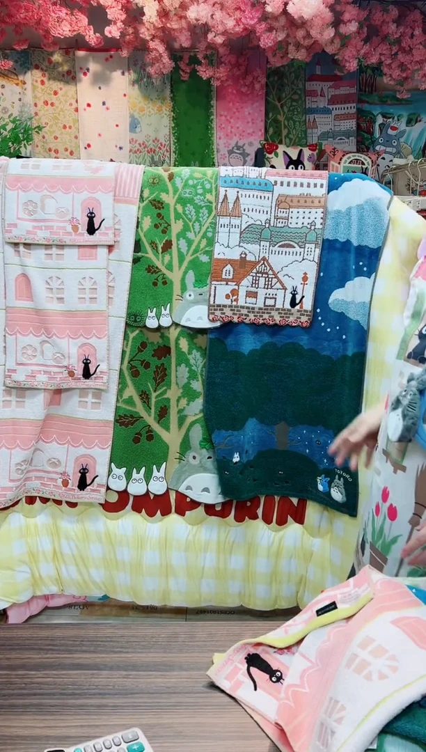 棉直播间链接纯棉毛巾浴巾方巾