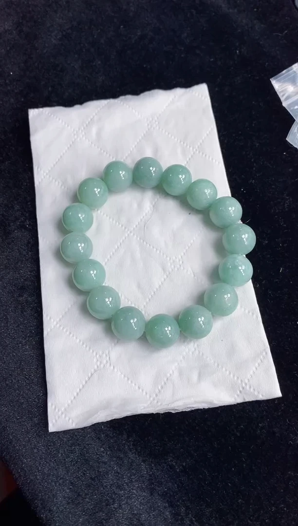 未镶嵌手串翡翠164天然缅甸翡翠A货一物一证