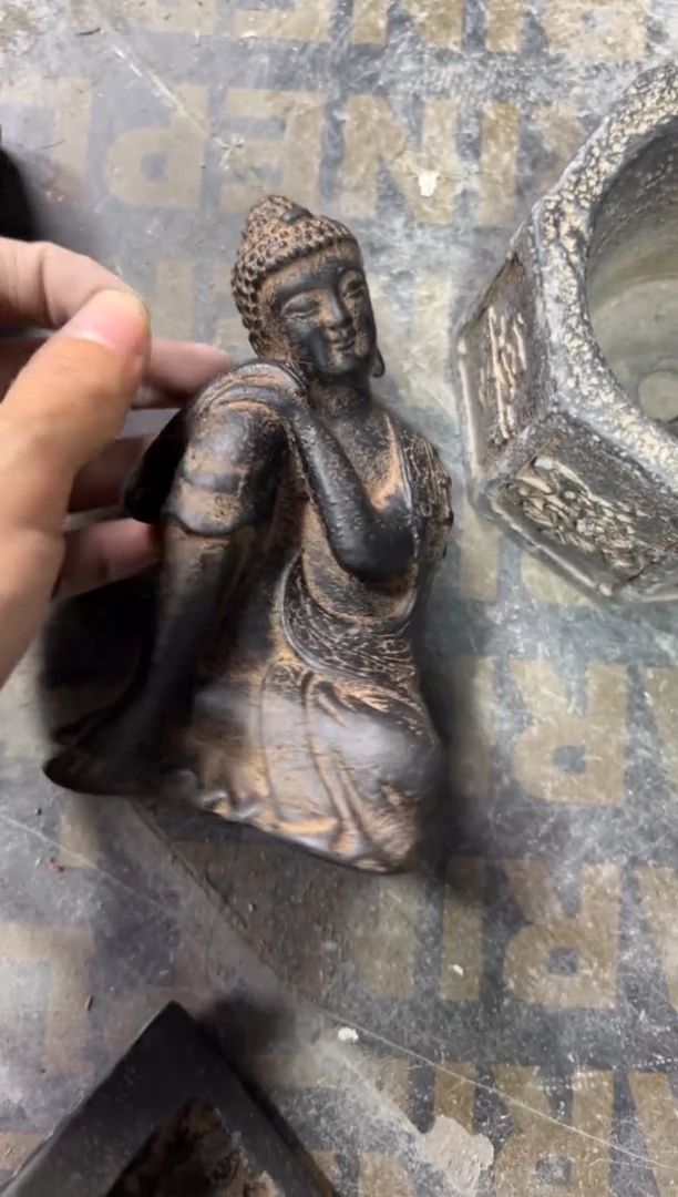 陶土【火山泥】睡佛