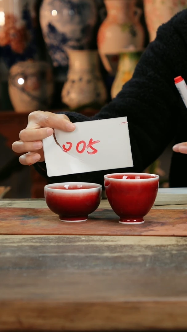 【闪购商品】瓷片景德镇纯手工釉下彩精品花瓶