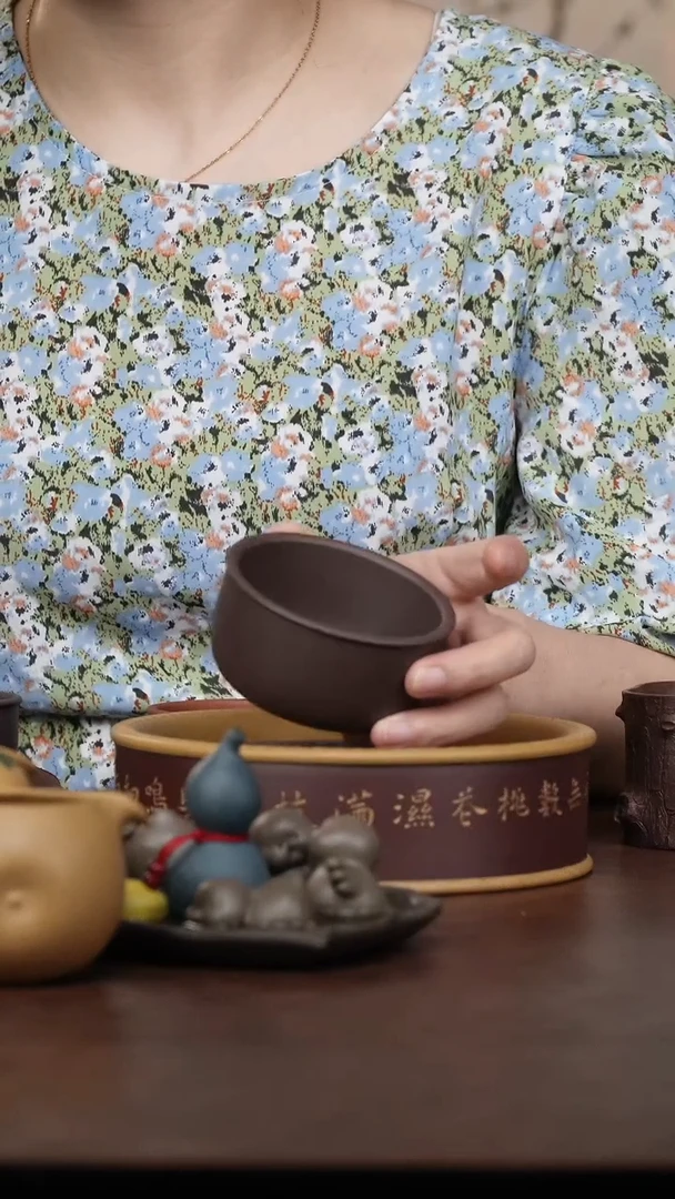 茶壶紫砂底槽主人杯100CC左右