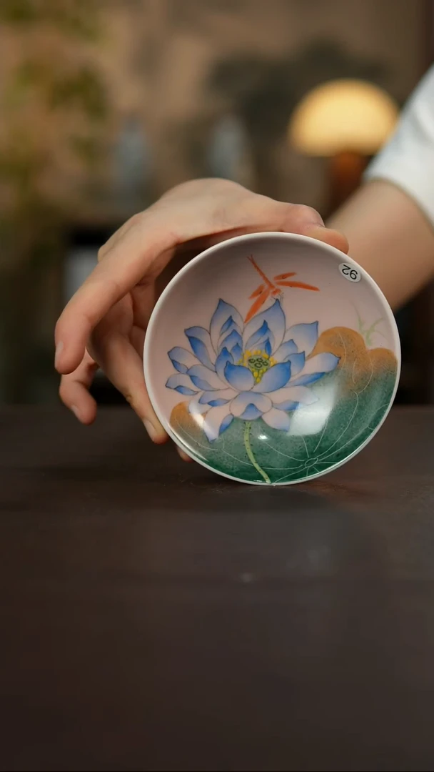杯景德镇陶瓷杯碗柴烧多人