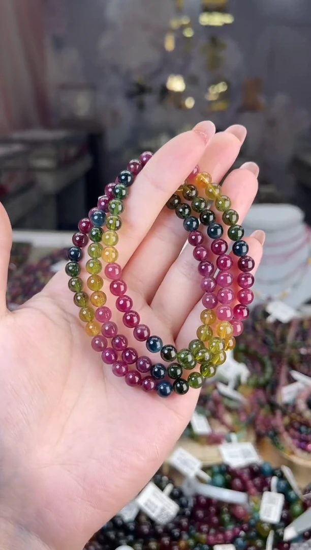 【闪购商品】碧玺/未镶嵌5mm+碧玺多圈多样性发货