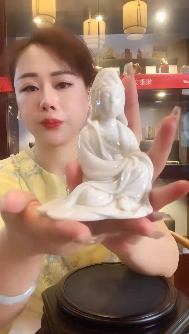 德化白瓷吴志勇老师的车载观音