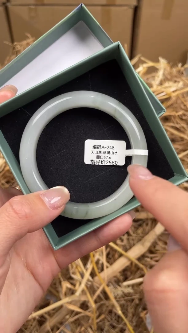 未镶嵌手镯石英质玉A248