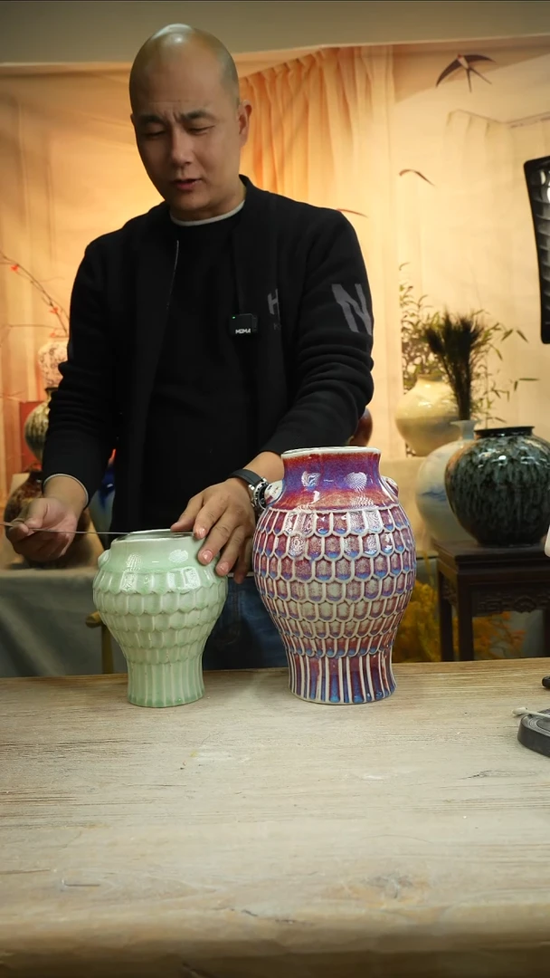 高度29口径14花瓶景德镇套组