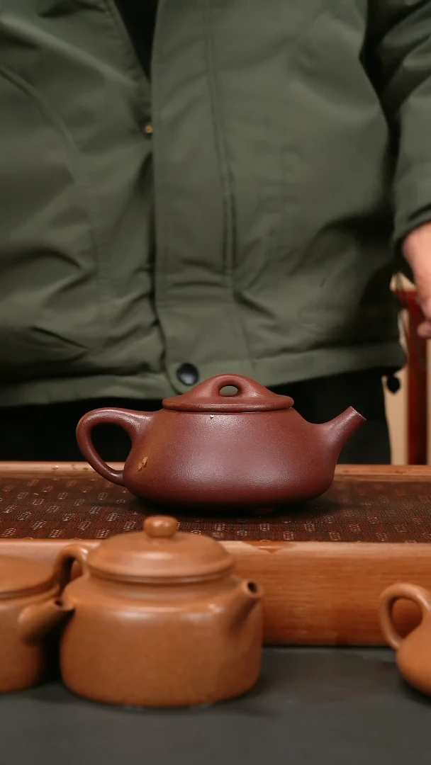 【闪购商品】紫砂茶壶syzj 底槽清 手磨粗纱 景舟大满瓢
