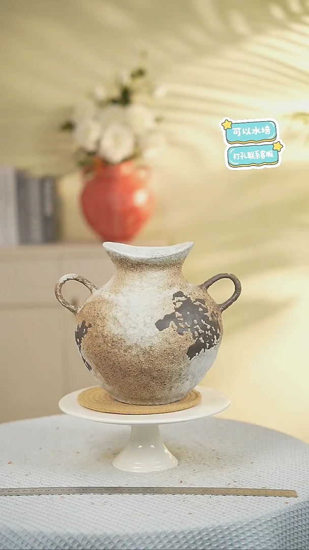 景德镇高端陶瓷花瓶家居水培插花瓶