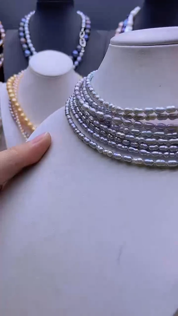 淡水珍珠未镶嵌颈饰1