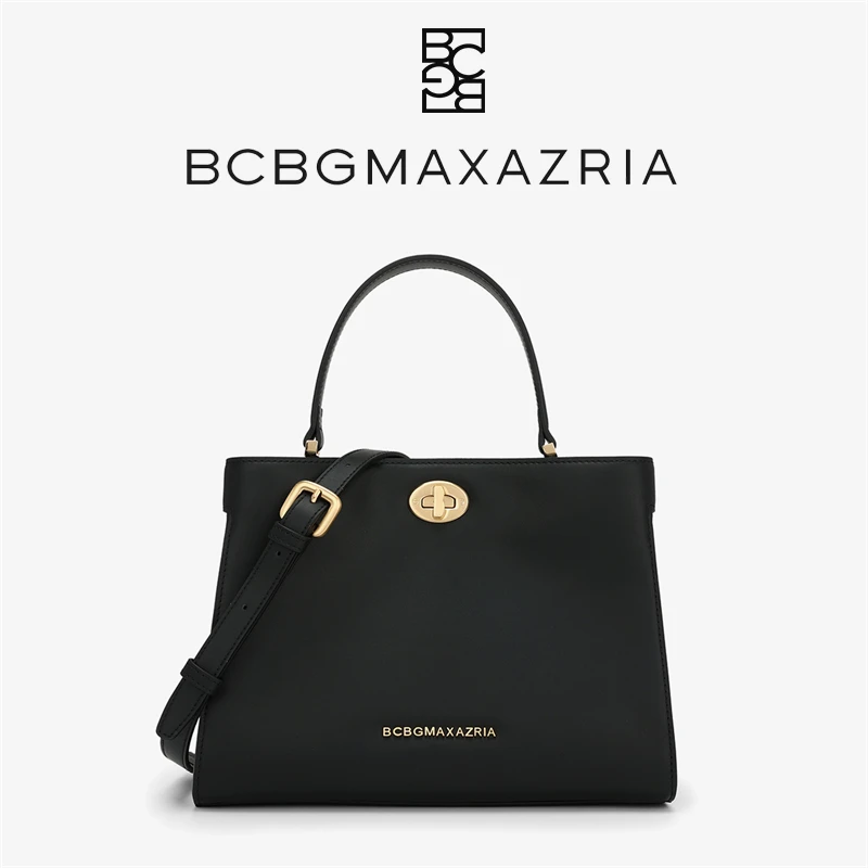 BCBGMAXAZRIA轻奢设计师同名时尚头层牛皮手提包个性斜挎包BM0030