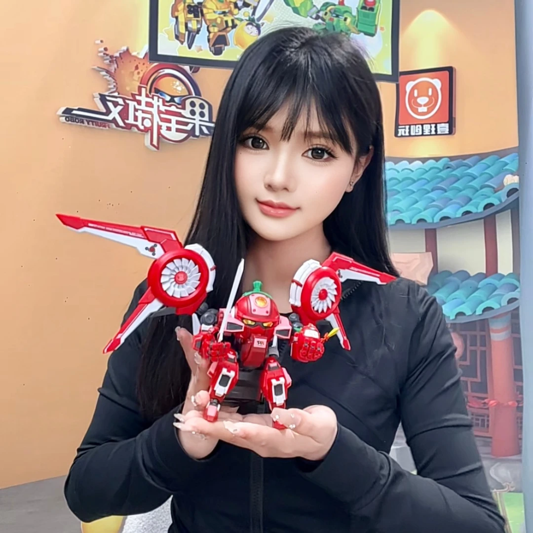 【桃子严选】代拼 壹理创玩 果宝特攻 香橙菠萝小果战宝模型成品