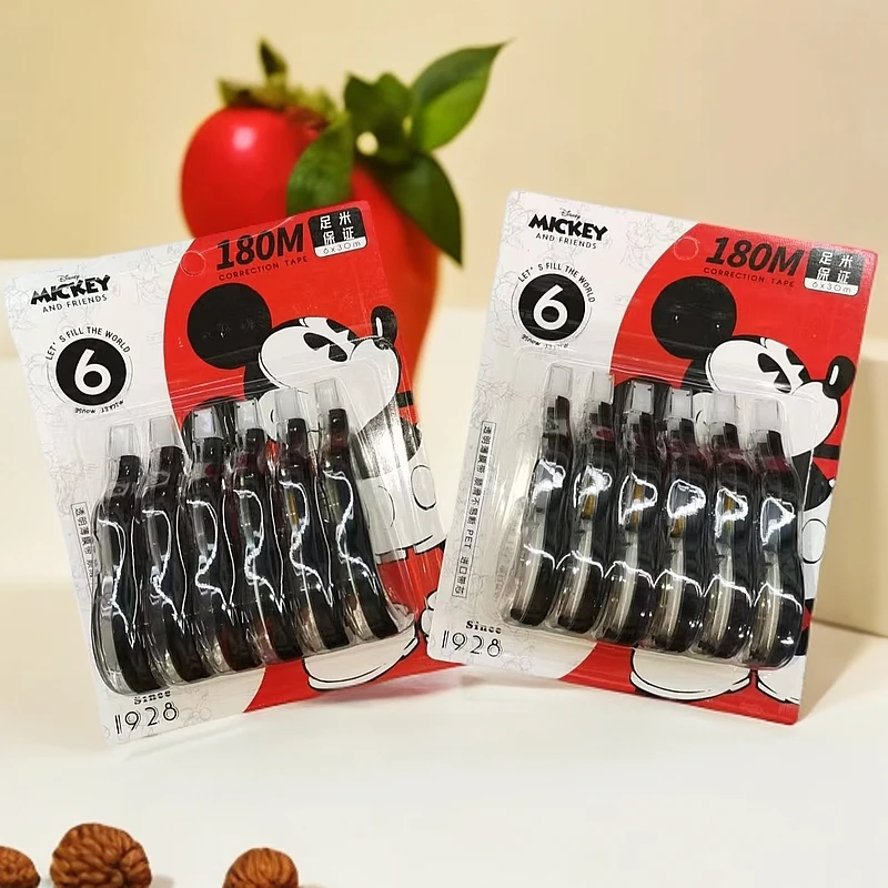 正版迪士尼YZ- 大容量修正带静音顺滑 6个装/足米180米