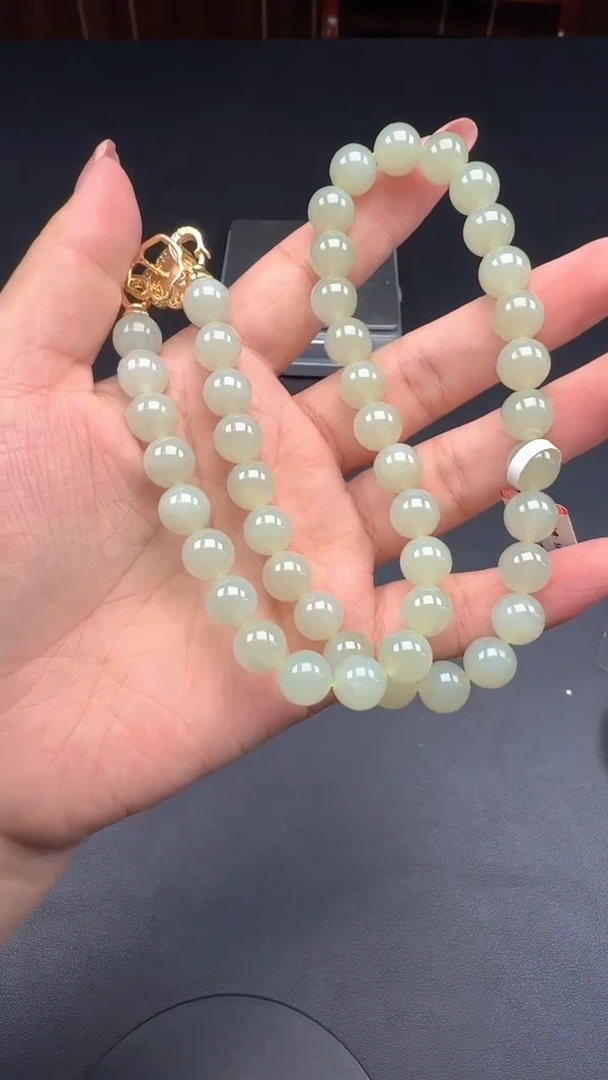 和田玉未镶嵌颈饰项链c034-d