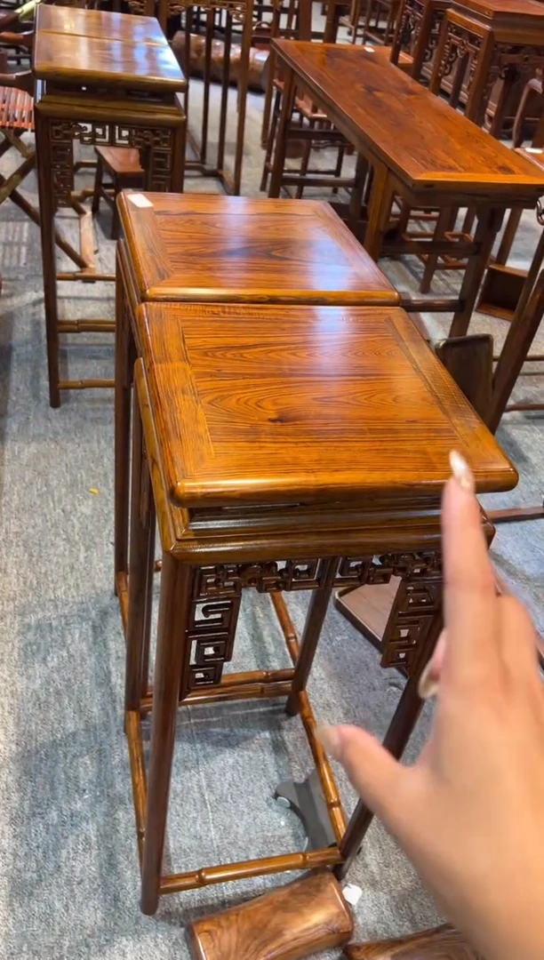 木一对花架 红木家居