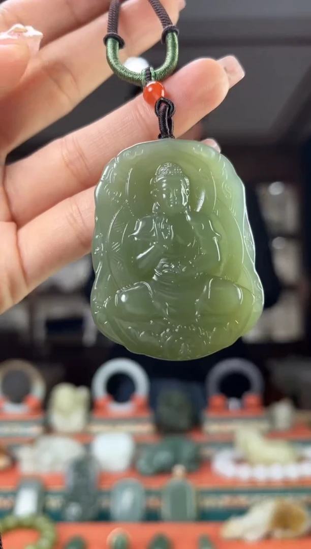 【闪购商品】和田玉颈饰未镶嵌佩佩猪 狗