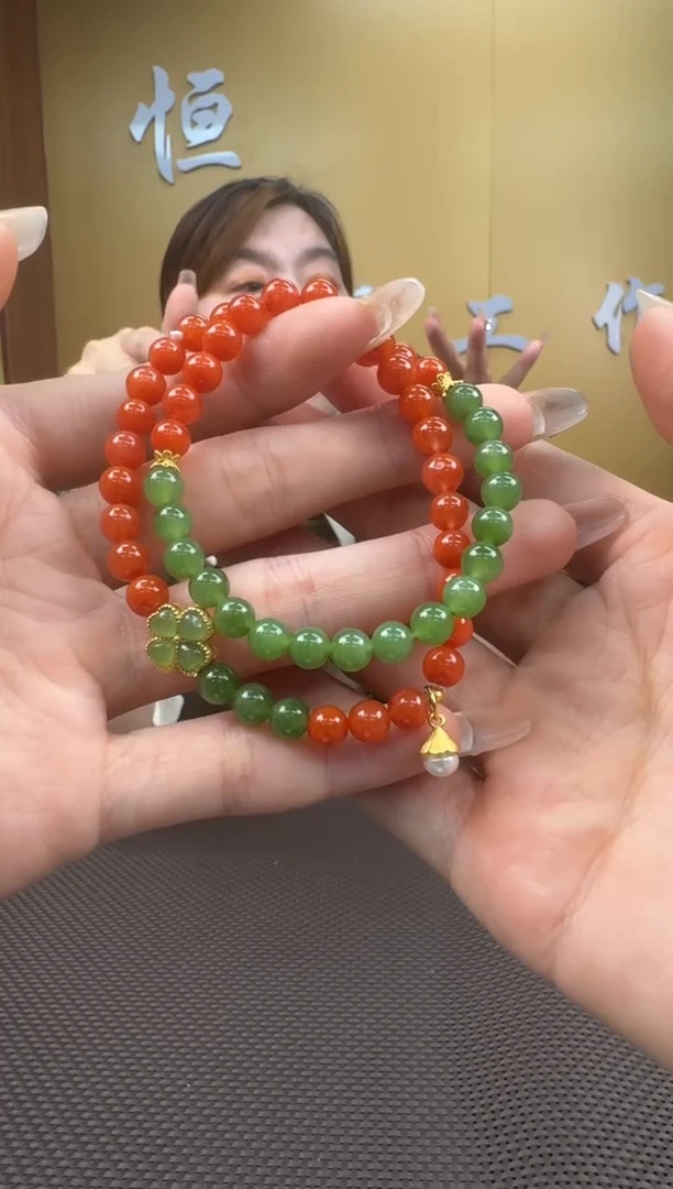 【闪购商品】玛瑙/玉髓手串未镶嵌6mm