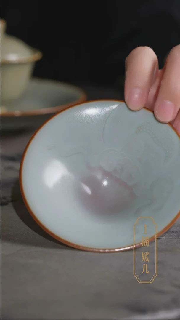 苦*僧善窑厂汝窑主人杯