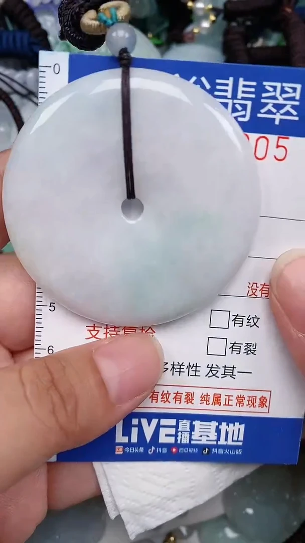 翡翠未镶嵌颈饰...0009205