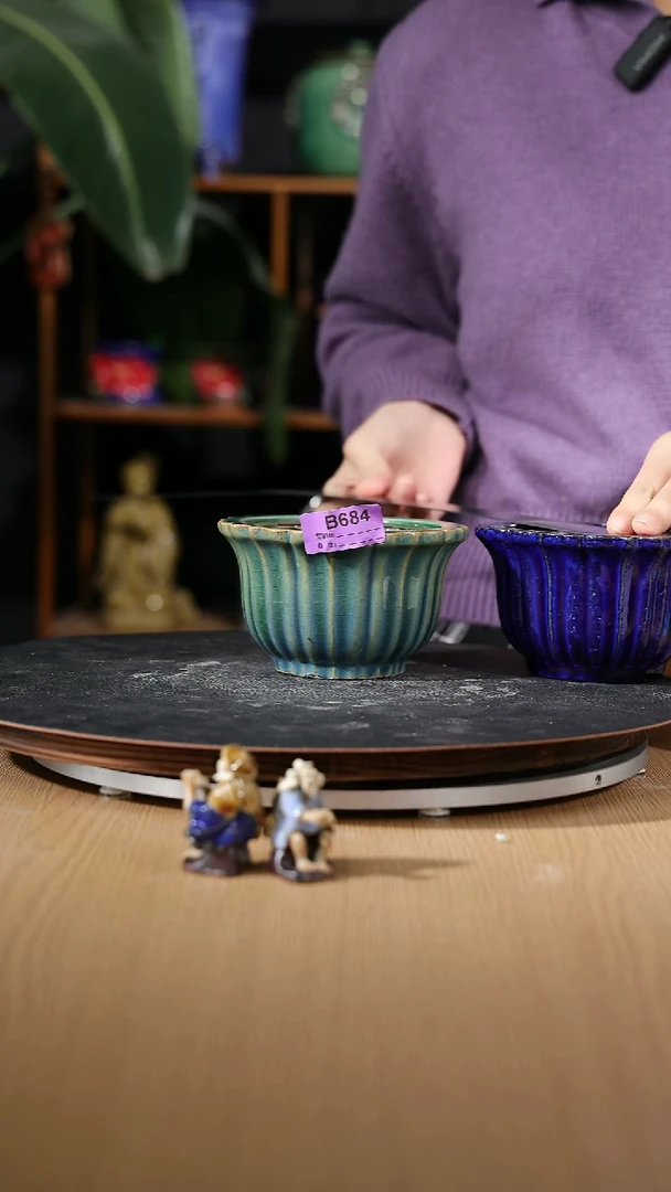 【石湾花盆】5寸九如兰盆684