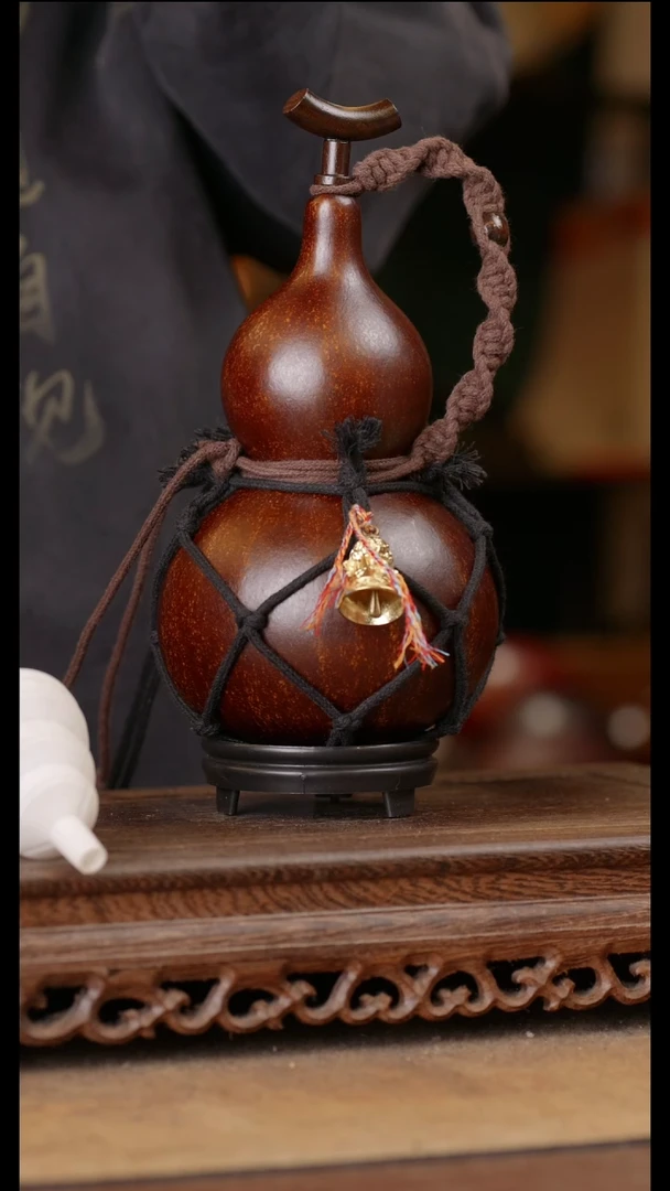 216号精品天然大漆酒葫芦一物一拍~