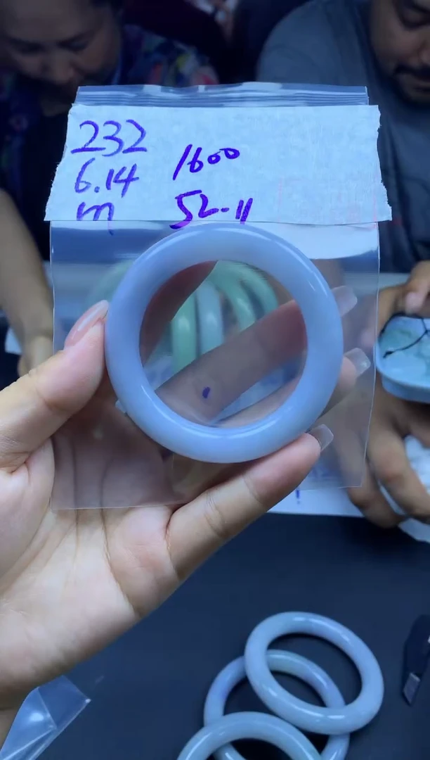 定制翡翠未镶嵌232手镯52+1600元+拍一发一