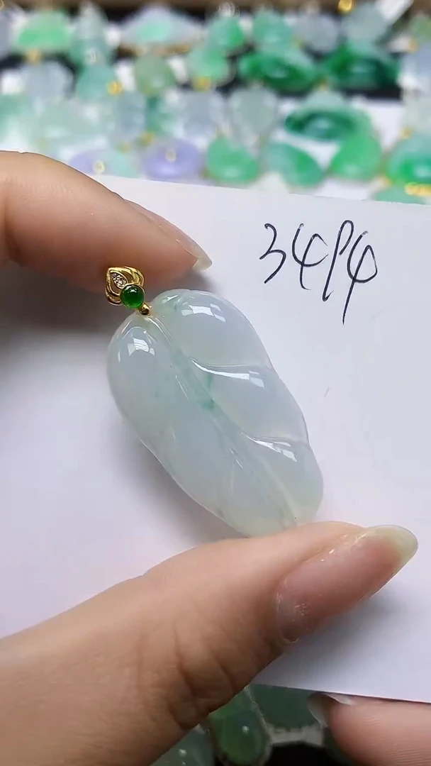 翡翠未镶嵌颈饰 天然缅甸翡翠A货