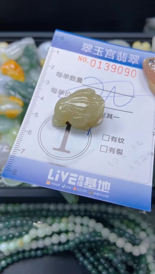 翡翠未镶嵌颈饰闪购0139090