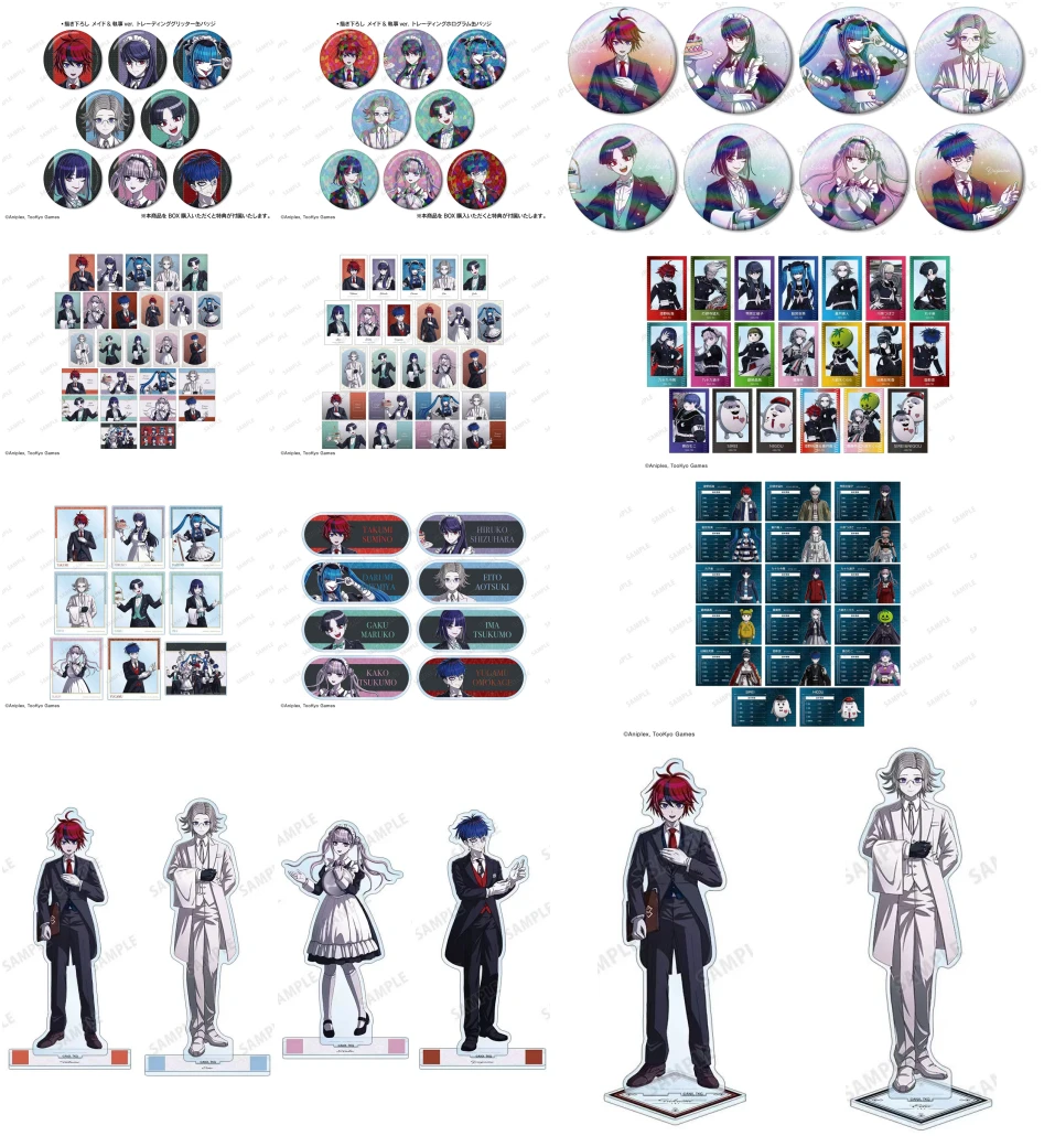 【代拆正版】百日战纪执事女仆徽章拍立得立牌