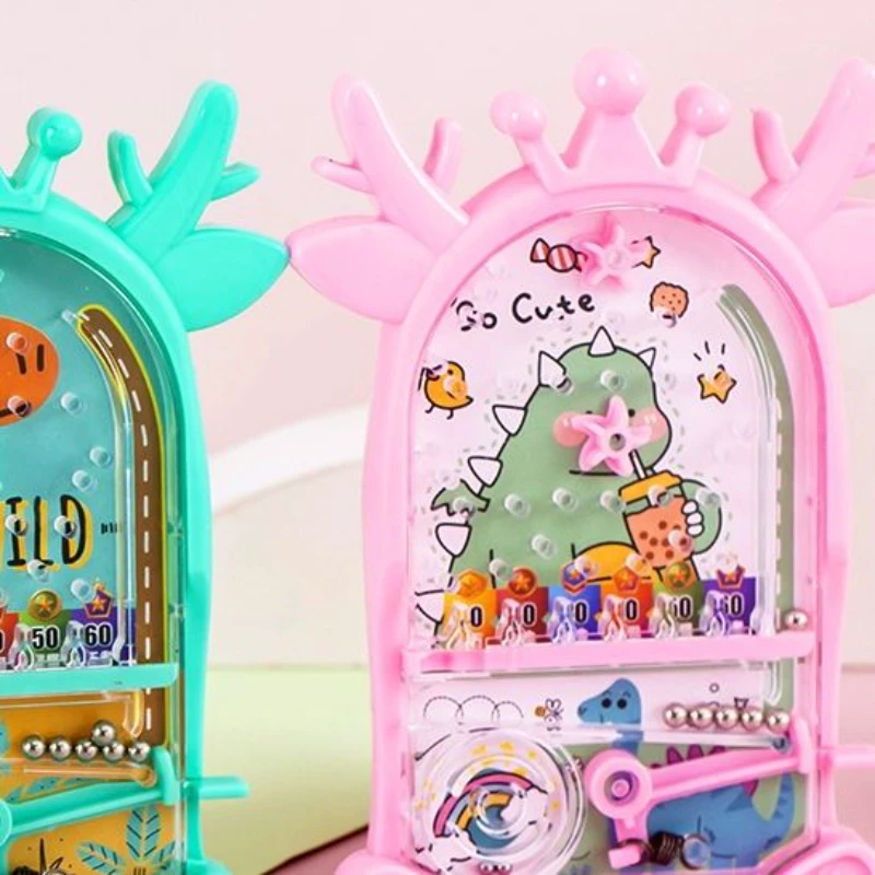 弹珠机游戏机益智弹射小玩具男孩女孩掌上迷你小型可爱弹珠台