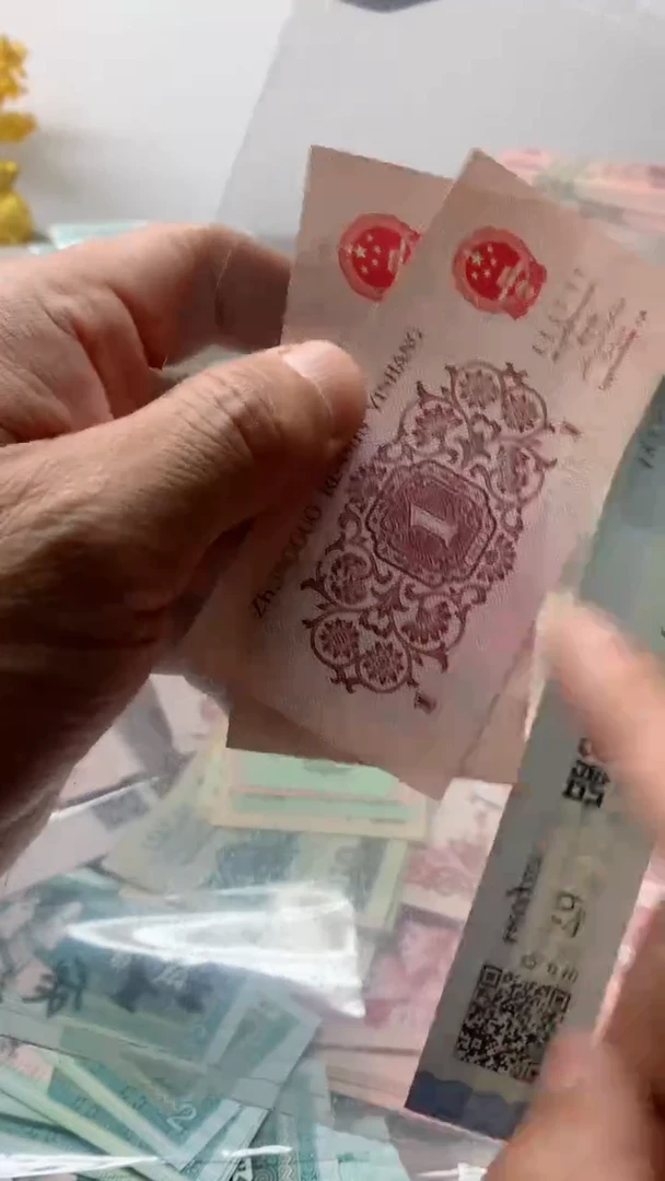 第三版 下乡蓝冠1角  2张