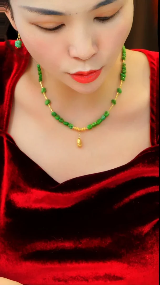 未镶嵌绿松石项链发货一件