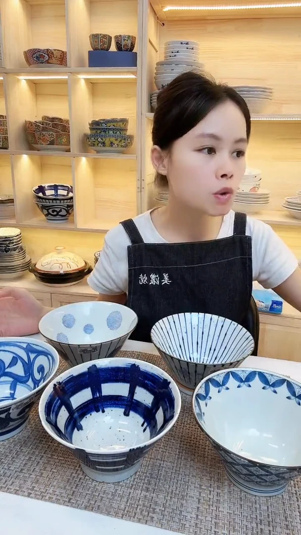 陶瓷6英寸斗笠拉面碗85只