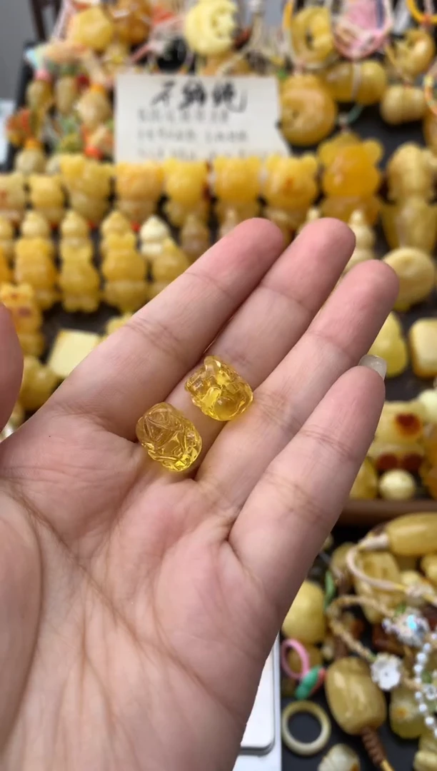 未镶嵌琥珀珠宝奇石127琥珀蜜蜡微瑕品