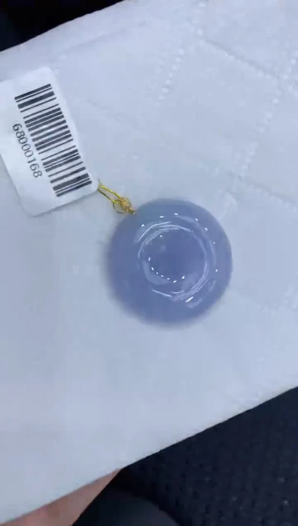 翡翠18K金镶嵌颈饰111111111111