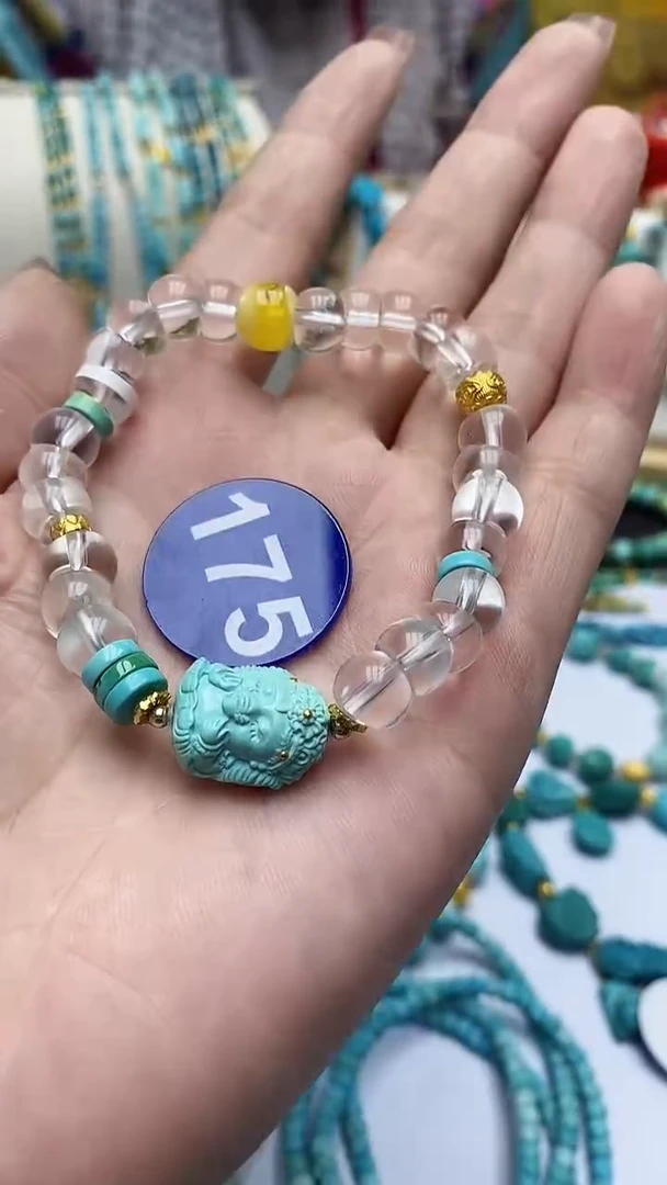 绿松石未镶嵌手链175