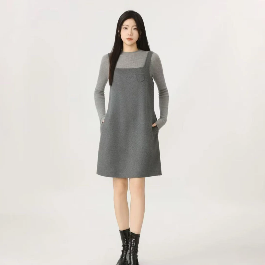 AMASS/阿玛施法式赫本风优雅显瘦连衣裙5500373户外裙