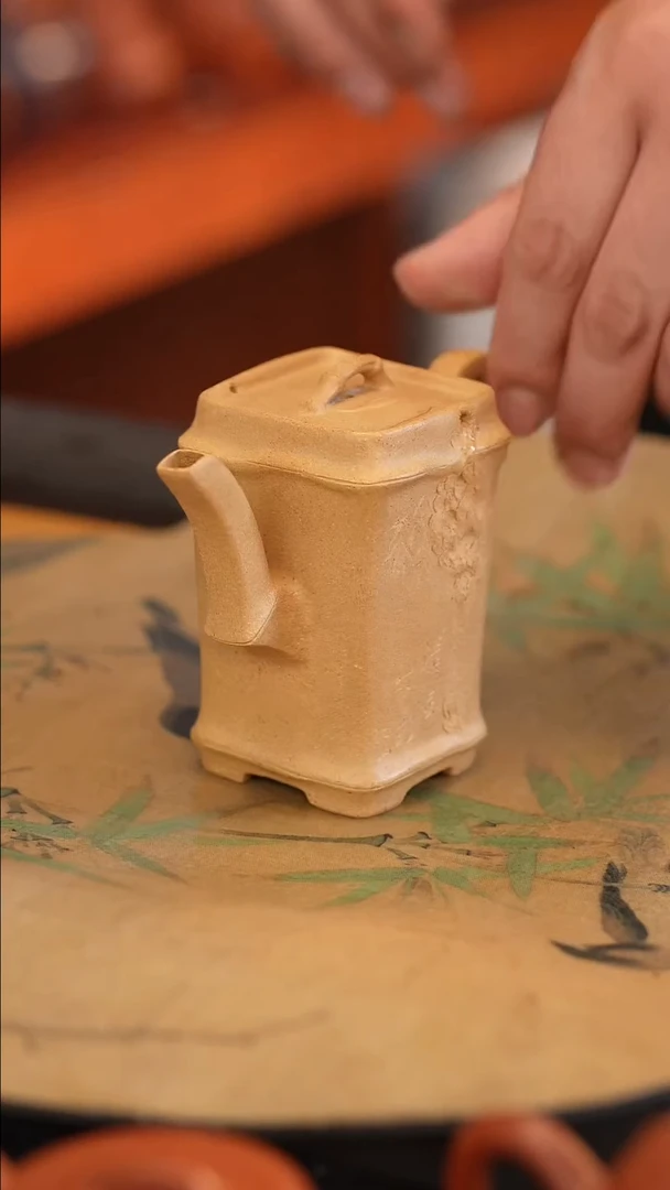 茶壶紫砂原矿手工制作