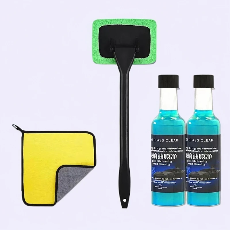 汽车前挡玻璃清洁刷家车多功能清洗擦车载除尘除雾车窗刮车用省力