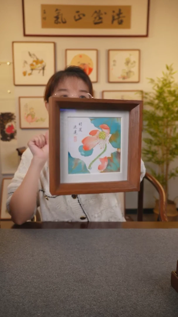 横款鹿鸣现代美术馆-岳倚竹老师作品