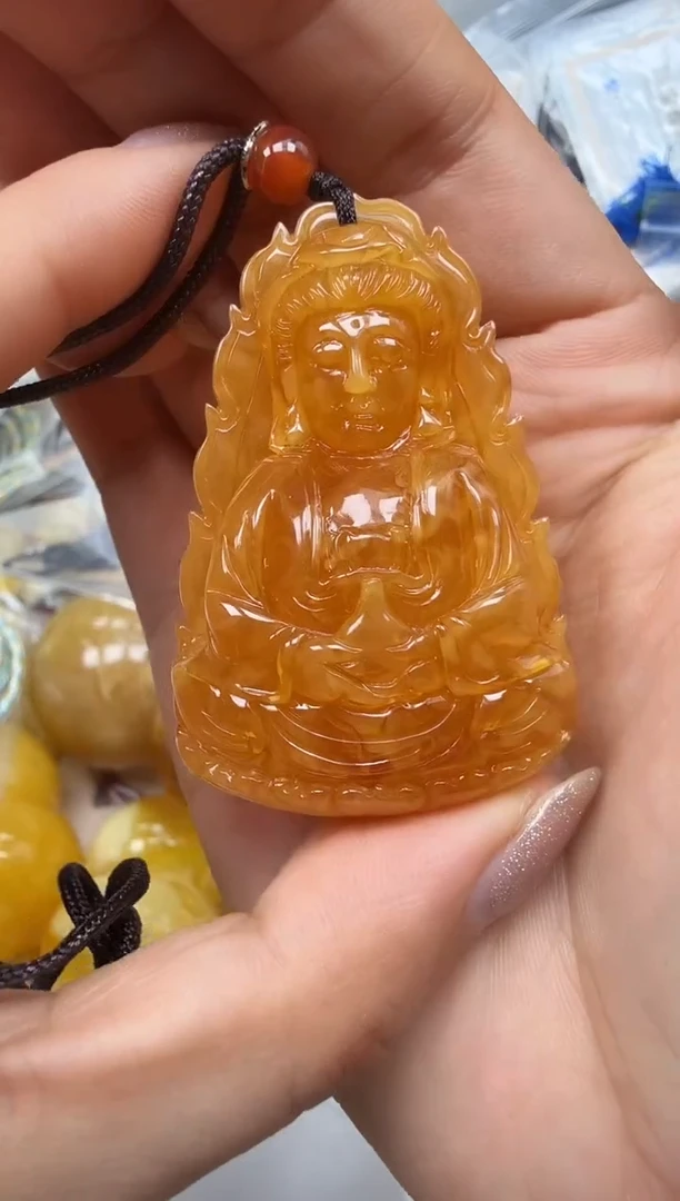 裸石琥珀未镶嵌如图