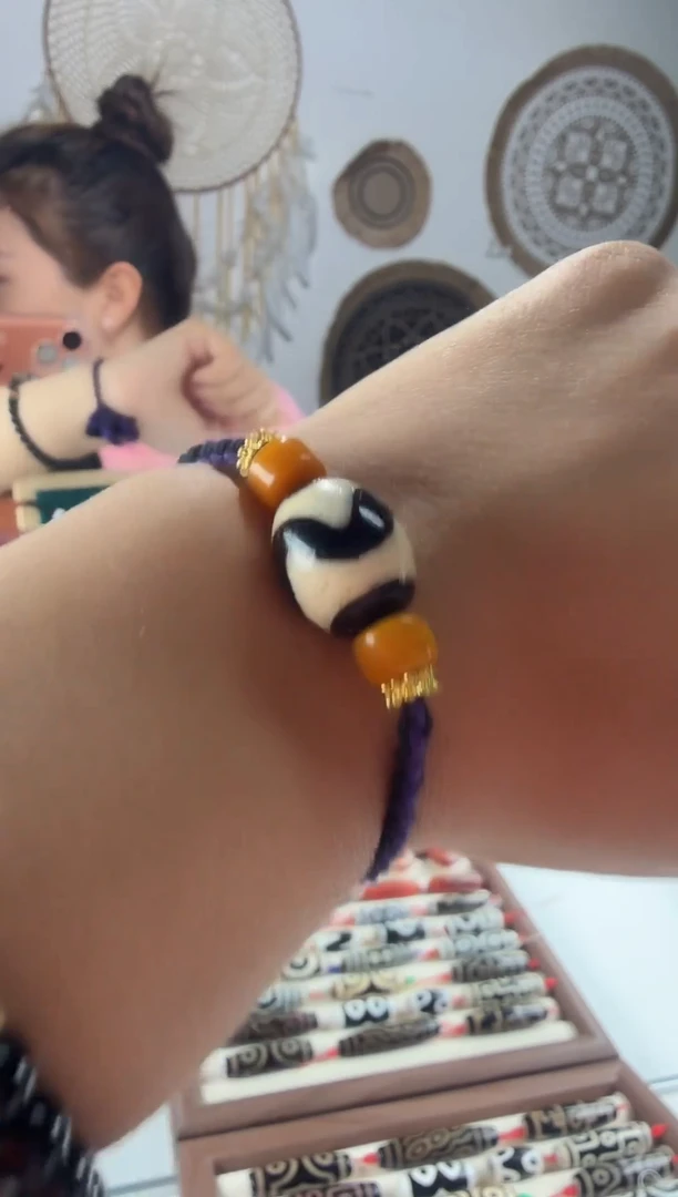 未镶嵌手链玛瑙/玉髓虎牙