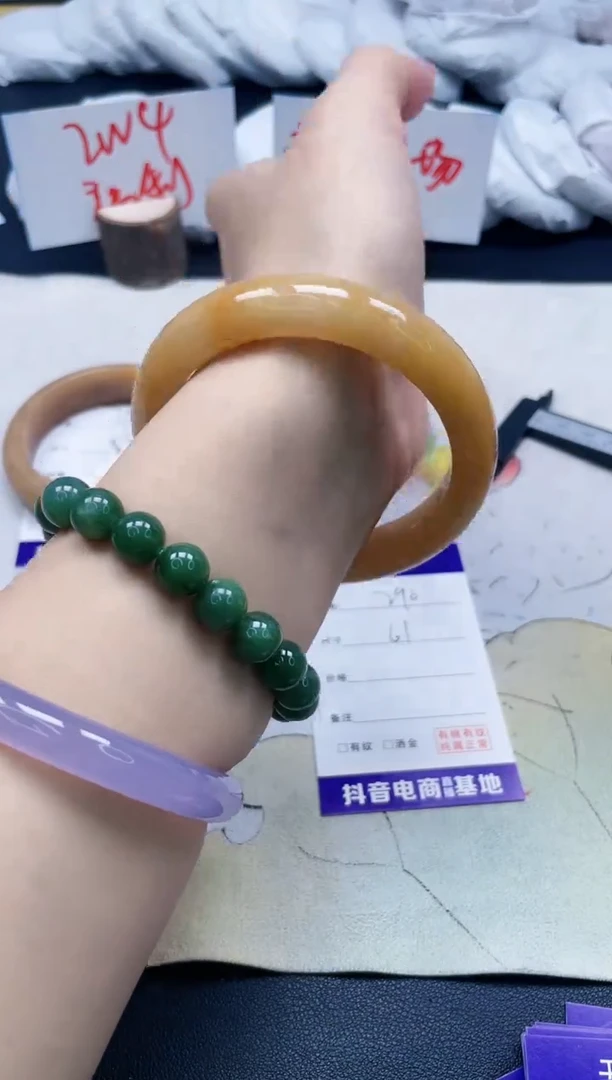 【闪购商品】石英质玉手镯未镶嵌290/61