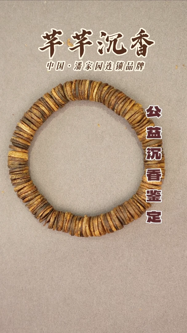 沉香手串随型  钱串子 单圈   海南莺歌绿奇楠