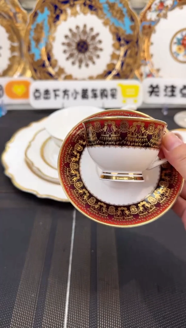 瓷片90毫升杯碟 2套